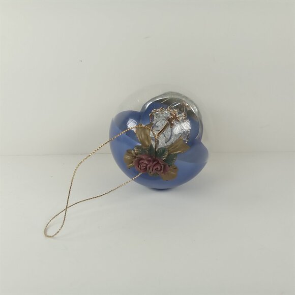 Glass Collection High Quality Angel w/ Trumpet Christmas Holiday Ornament - Picture 5 of 7